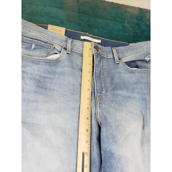 Levis Jeans Size 16 Womens Blue Pants Stretch Denim Mid Rise Classic Bootcut NWT - Picture 8 of 16